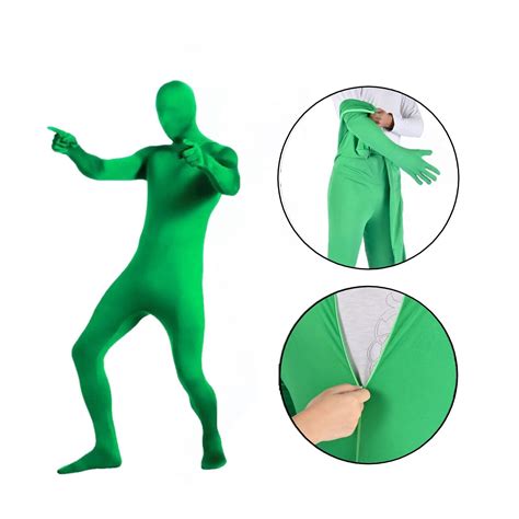 Photographic Movie Television Green Screen Suit Invisible Effect