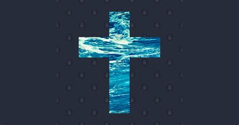 Living Water Christian Cross Cross Sticker Teepublic