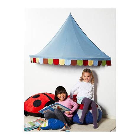 Make a rainbow canopy for your child's room. Ikea Mysig Childs Children's Over Bed / Baby Cot Canopy ...