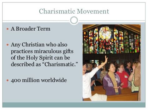 Notes And Power Point The Pentecostalcharismatic Movements