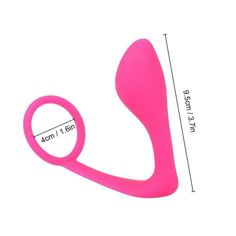 Silicone Male Prostate Massager With Cock Anal Love Butt Plug Adult Sex Ebay