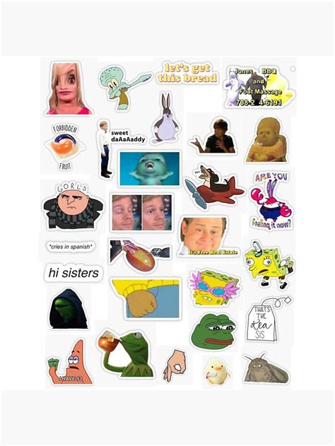 Meme Sticker Packs Sticker By Lauren53103 Redbubble In 2020 Meme