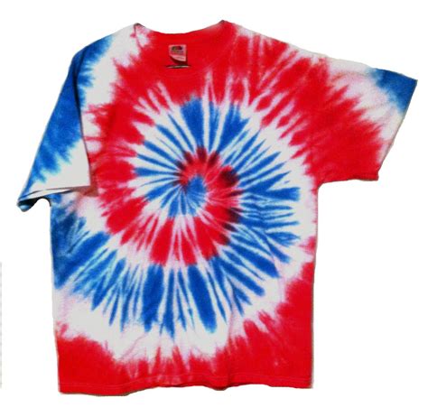 Rainbowfxtiedye — Patriotic Tie Dye Shirt Red White And Blue Spiral
