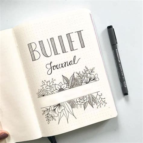 Bullet Journal School Bullet Journal Inspo Bullet Journal Front Page