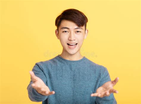 Portrait Of Handsome Asian Young Man Stock Photo Image Of Young