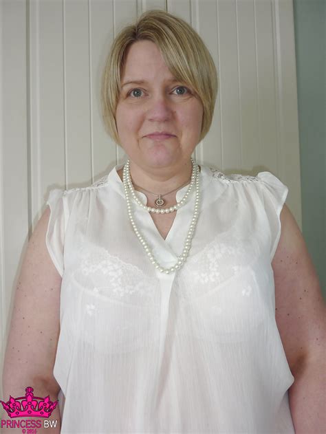Princess In A Sheer White Blouse 9 10