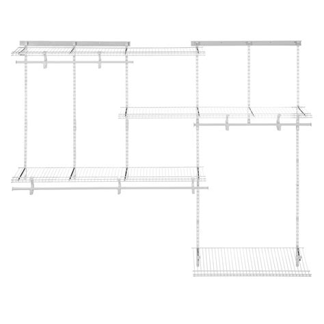 Closetmaid Shelftrack 5 8 Ft Closet Organizer Kit