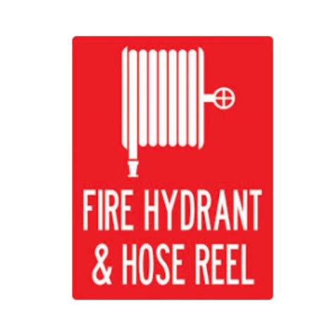 Maybe you would like to learn more about one of these? Usha Armour Fire Hydrant And Hose Reel Signage, Size: 8 x ...