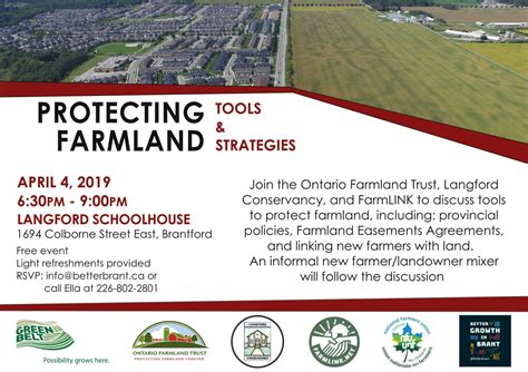 Protecting Farmland Tools And Strategies April 4 2019 Better Brant