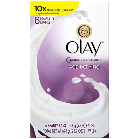 Free delivery and returns on ebay plus items for plus members. Olay Age Defying Beauty Bar Soap, 6 ea - Walmart.com ...