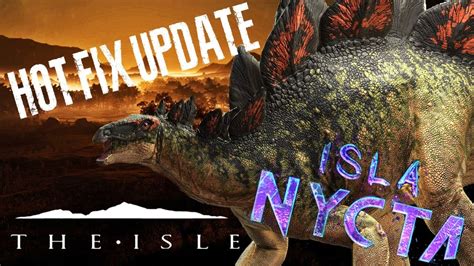 Hot Fix Update Map Resized Up Stegosaurus Gameplay Isla Nycta