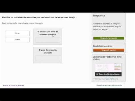 Elegir la unidad de medida más apropiada ejemplo video Khan Academy
