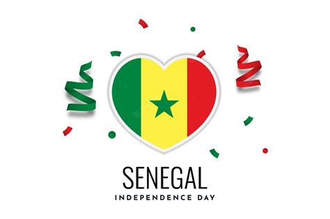 Premium Vector Senegal Independence Day Celebration