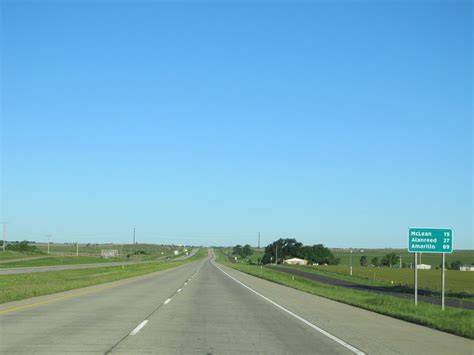 Texas Interstate 40 Westbound Cross Country Roads