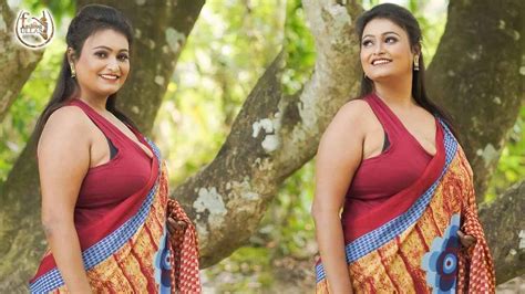 Sucharita Saree Fashion Fashion Ullas Photoshoot Video Aagmaal