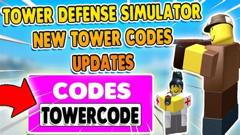 Please find below the active exclusive tower defense simulator codes as per 2021 however, which will make your game more interesting and full of fun. *NEW TOWER CODE* NEW UPDATE CODE TOWER DEFENSE SIMULATOR ...