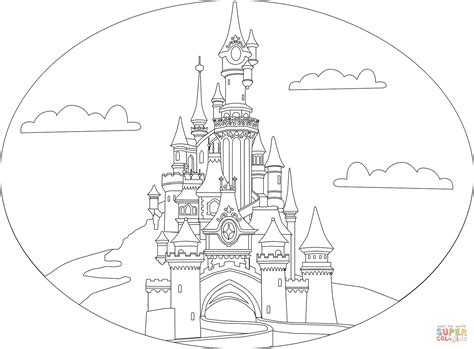 Search through 623,989 free printable colorings at getcolorings. Disneyland Castle coloring page | Free Printable Coloring ...
