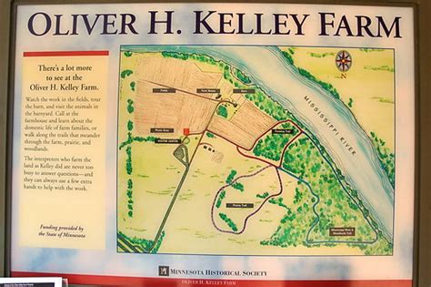 Map Of Kelley Farm The Oliver H Kelley Homestead Is A His Flickr