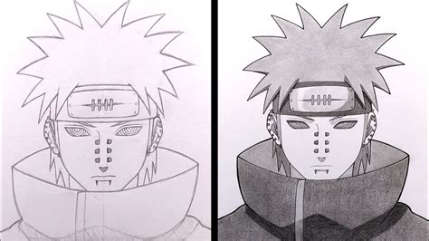 How To Draw Pain Akatsuki Naruto Youtube
