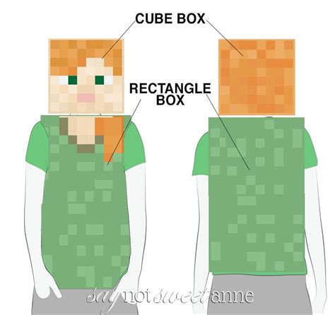 Printable Alex Minecraft Costume This Free Printable And A Couple Of Boxes Ar Minecraft