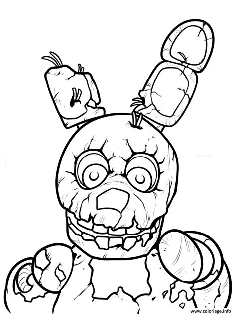 Coloriage Freddy Five Nights At Freddys Printable Dessin Fnaf à Imprimer