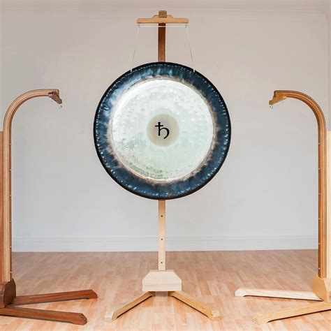Planet Gong Stands Hand Crafted Wooden Gong Stands