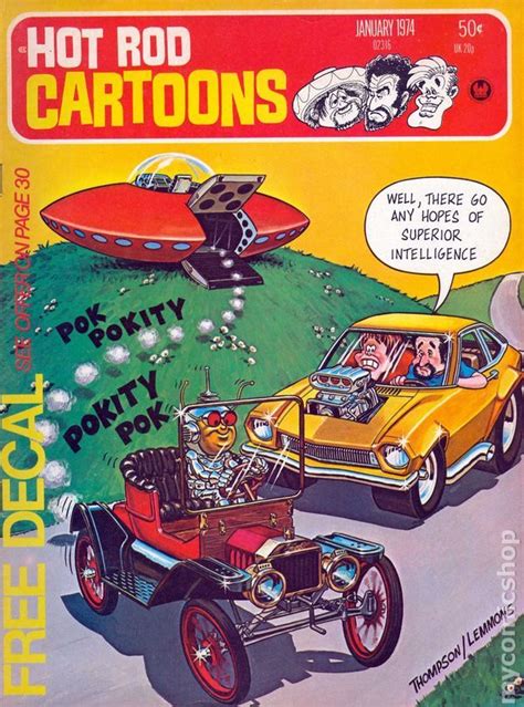 Hot Rod Cartoons Peterson Publishing Magazine Comic Books Cartoon Car Drawing