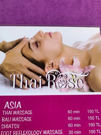 Thai Rose Asia Massage Saloon Antalya All You Need To Know
