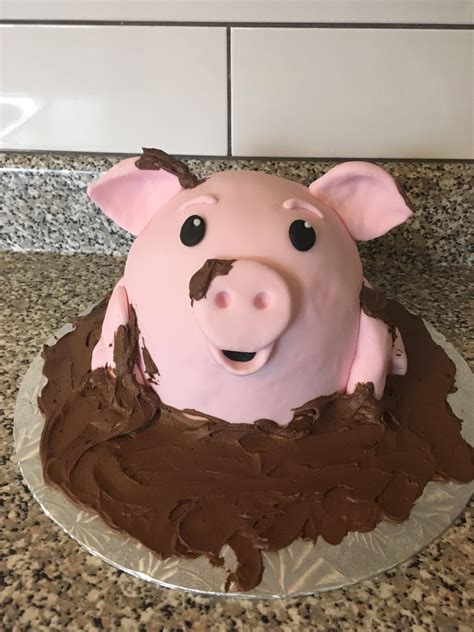 Had A Pig Cake On Order This Week Cakedecorating
