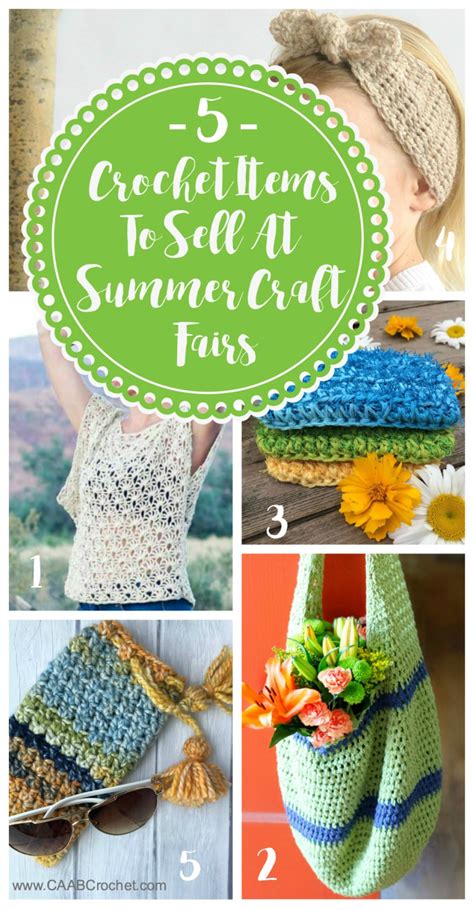 Crochet Items To Sell At Summer Craft Fairs Ideas For