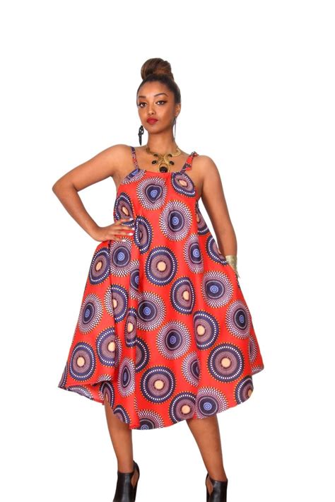 African Print Yena Midi Dress Largexlarge African Dress African Print Maxi Skirt African
