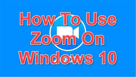 How To Download And Install Zoom Windows 10 Youtube Reverasite