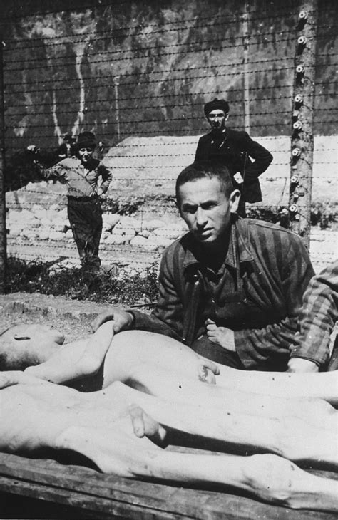 A Survivor Leans Over The Corpses Of Two Fallen Comrades After