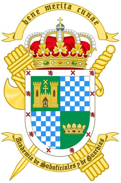 file non commissioned officers and guards academy guardia civil png heraldry of the world