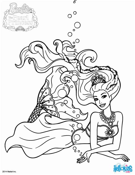 barbie princess printable coloring pages coloring home