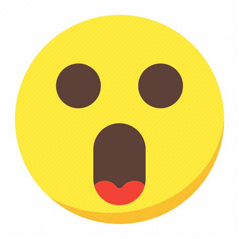 Emoji Emoticon Face Omg Surprised Icon Download On Iconfinder