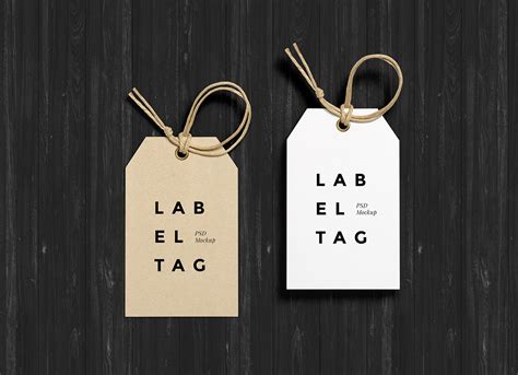 Bagtag is the electronic bag tag that allows you to check in your bag, whenever and wherever you are and helps you keep your distance at the airport. Free Photorealistic Paper Hang Tag Mockup PSD - Good Mockups
