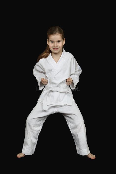 Young Karate Girl Stock Photo Image Of Belt Concentration 78696900