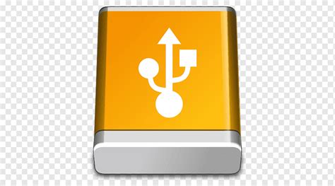 Icono de unidad flash USB ico unidad flash USB electrónica naranja altavoz png PNGWing