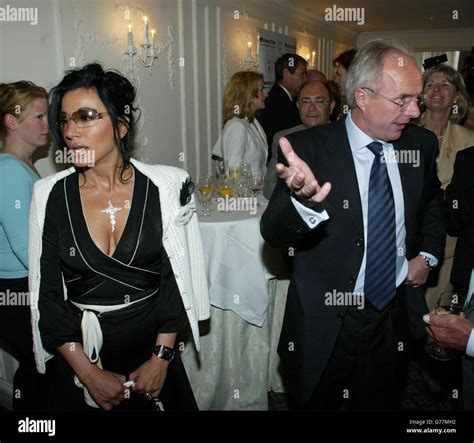 nancy dell olio and partner sven goran eriksson at the variety club s 30th sporting awards at