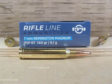 20 Round Box 7mm Remington Magnum 140 Grain Psp Soft Point Prvi