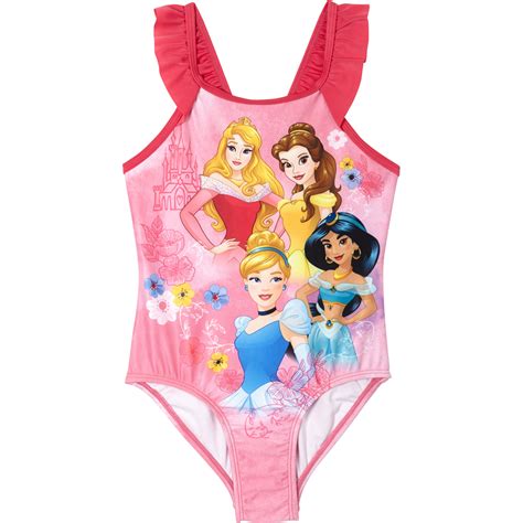 Disney Princess Little Girls 1 Pc Swimsuit Girls 4 6x Clothing