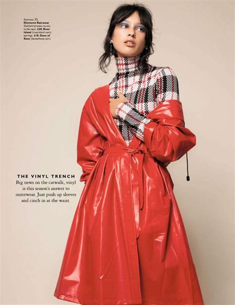 Red Raincoat Rain Wear Lady In Red Red Leather Jacket Gorgeous