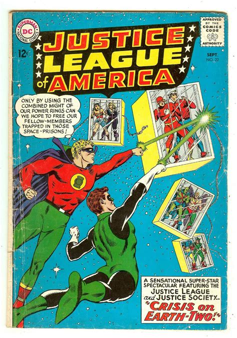 Justice League Of America 22 Crisis On Earth Two Jsa Crossover Comic