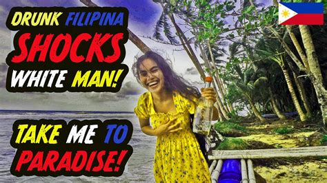 drunk filipina 😁 shocks white man 😲 🇵🇭🍾🍷🏖️ like and subscribe drewstravels youtube
