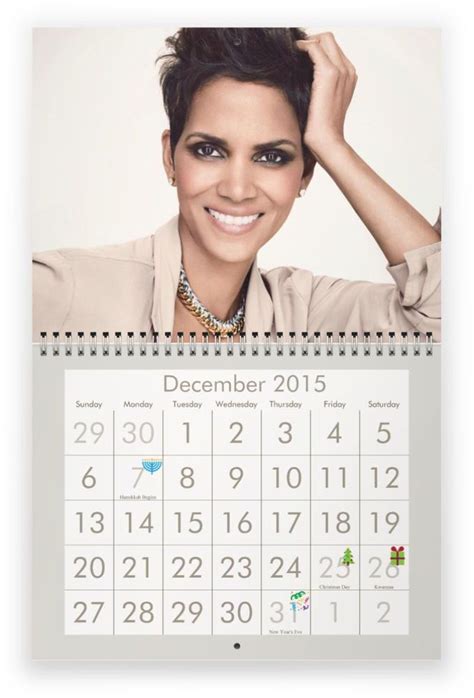 Halle Berry Calendar
