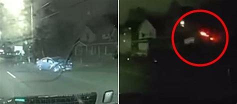 Police Dashcam Captures Drunk Drivers Car Fly Through The Air Hot Lifestyle News