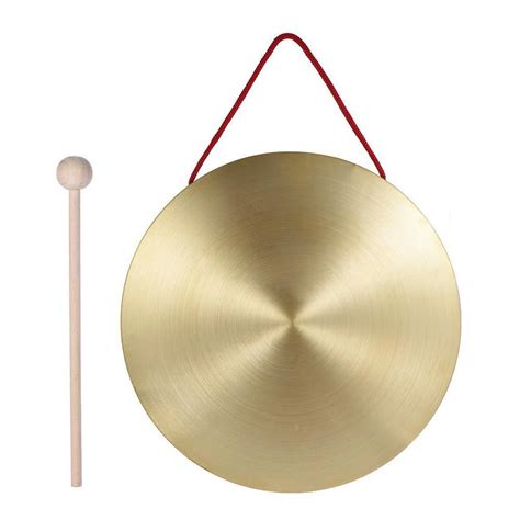22cm Hand Gong Brass Copper Chapel Opera Percussion With Round Play