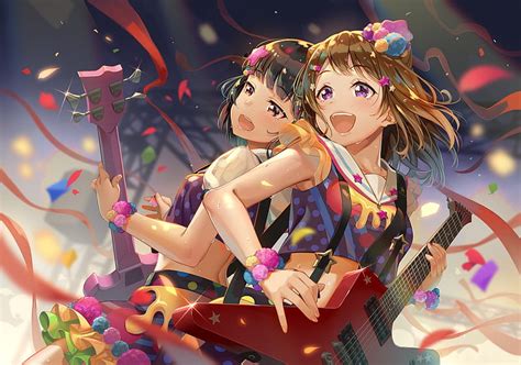 Singers Terumii Guitar Girl Anime Manga Singer Couple Hd