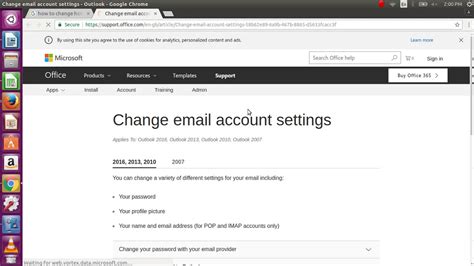 Quick Steps To Change Hotmail Account Settings Youtube